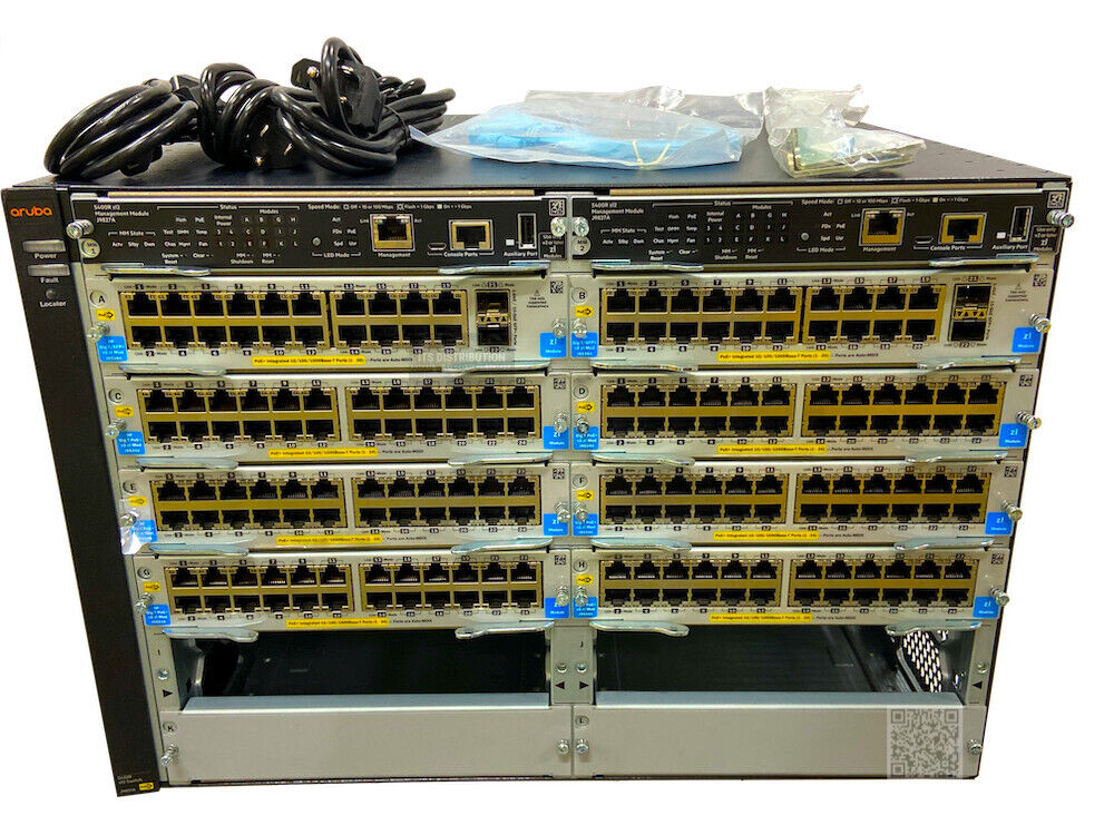 J9851A I LOADED HPE Aruba J9822A 5412R v3 zl2 Switch J9827A J9534A J9536A J9828A