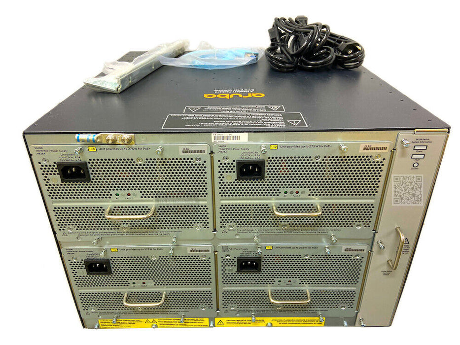 J9851A I LOADED HPE Aruba J9822A 5412R v3 zl2 Switch J9827A J9534A J9536A J9828A
