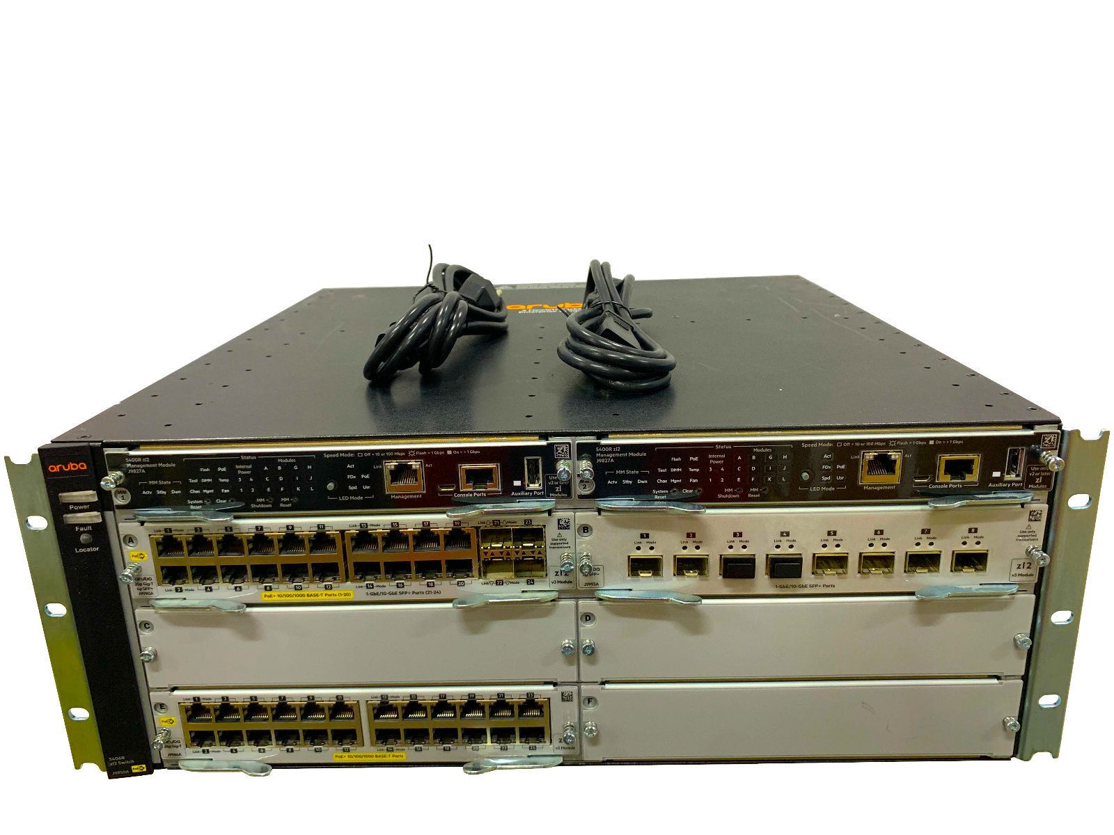 J9821A I LOADED HPE Aruba 5406R zl2 Switch CTO from J9850A J9993A J9986A J9990A