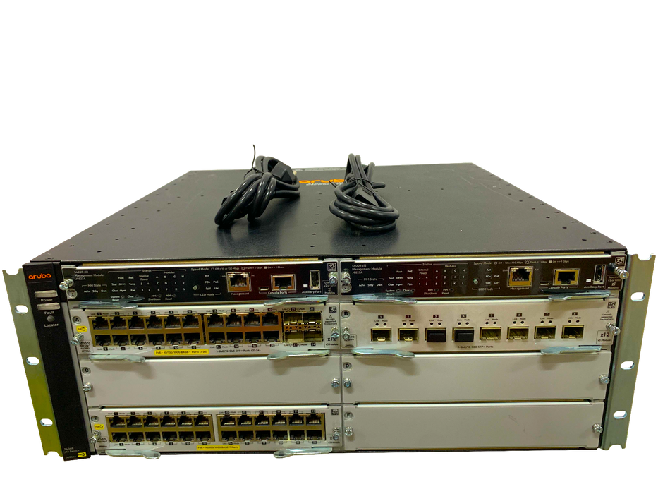 J9821A I LOADED HPE Aruba 5406R zl2 Switch CTO from J9850A J9993A J9986A J9990A