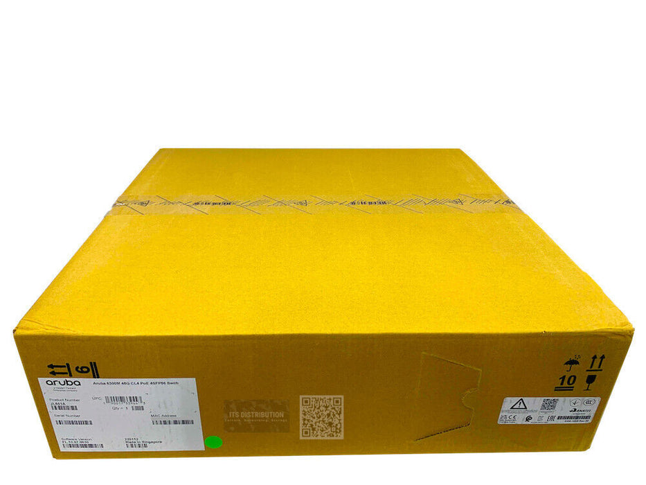 JL661A I New HPE Aruba 6300M 48G CL4 PoE 4SFP56 Switch + JL087A Power Supply