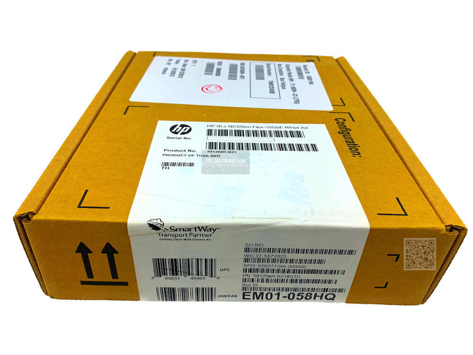 581204-B21 | HP NC550m 10GbE 2-port PCIe x8 Flex-10 EthernetAdapter RENEW