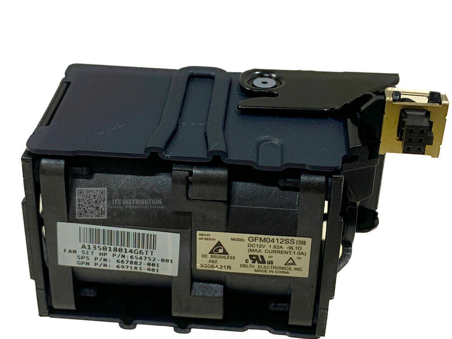 661530-B21 I HP DL360e Gen8 Redundant Fan Kit 654752-001 667882-001 697183-001