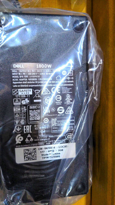 WD19S180W I Brand New Dell 180W ExpressCharge Docking Station WD19S 0110RP