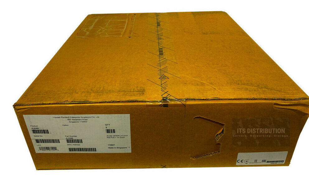 JL324A I New HPE Aruba 2930M 24 HPE Smart Rate PoE+ 1-Slot Switch + JL087A PSU