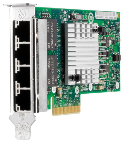 593743-001 - HP NC365T PCI-Express 1GBE Quad Port Gigabit Ethernet Server Adapter Network Interface Card (NIC)