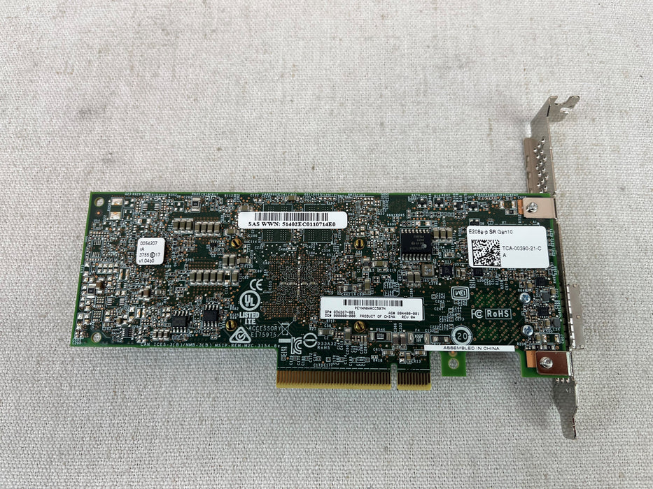 HPE 836267-001 804398-B21 E208e-p SR Gen10 Dual Port 12Gb/s SAS Storage Ctrl