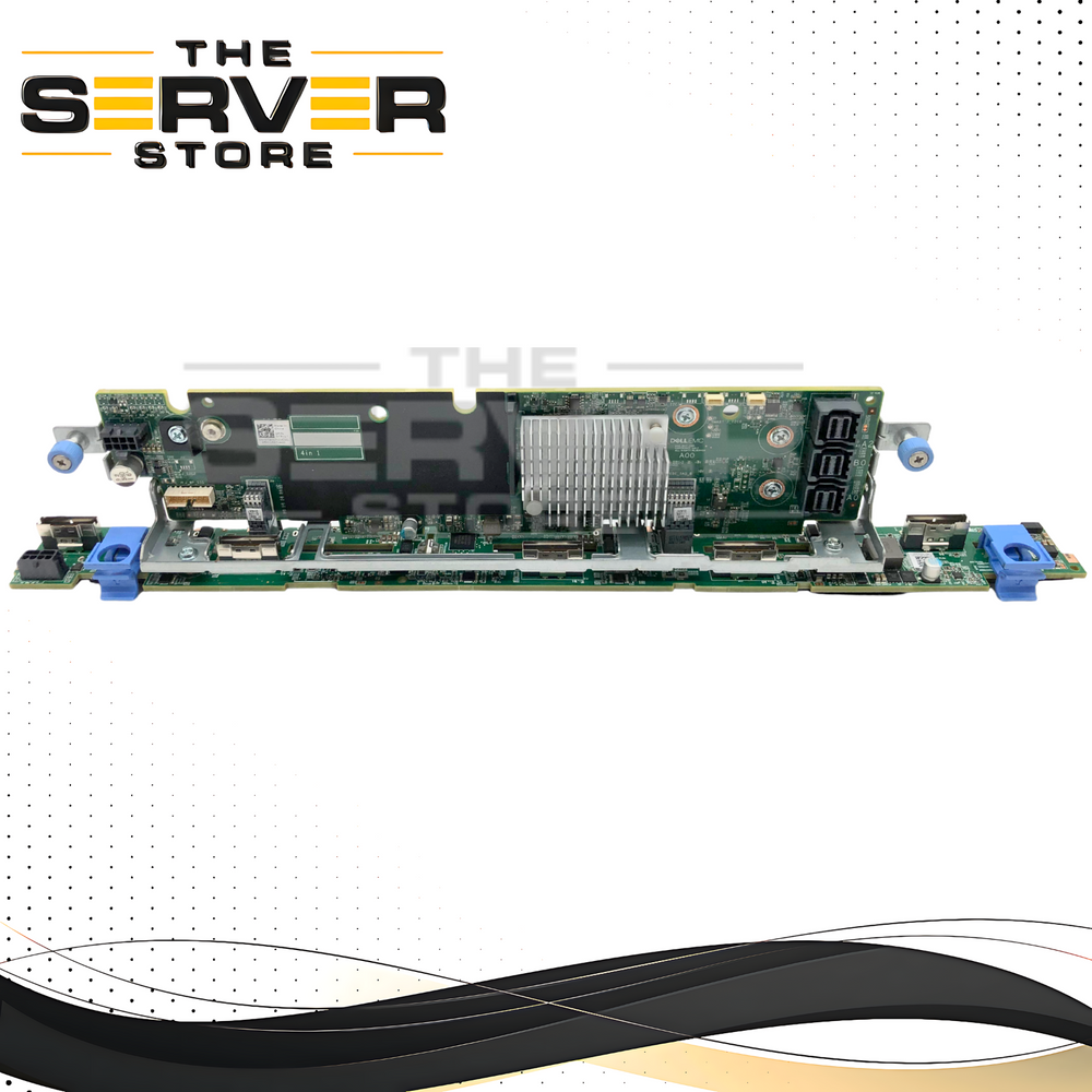 Dell PowerEdge R640 10-Bay 2.5" SFF SAS/SATA/NVMe Hybrid Hot-Swap Backplane Board with Bracket. P/N: 0PGJ4P, PGJ4P, 0NFNNV, NFNNV, 073V17, 73V17.