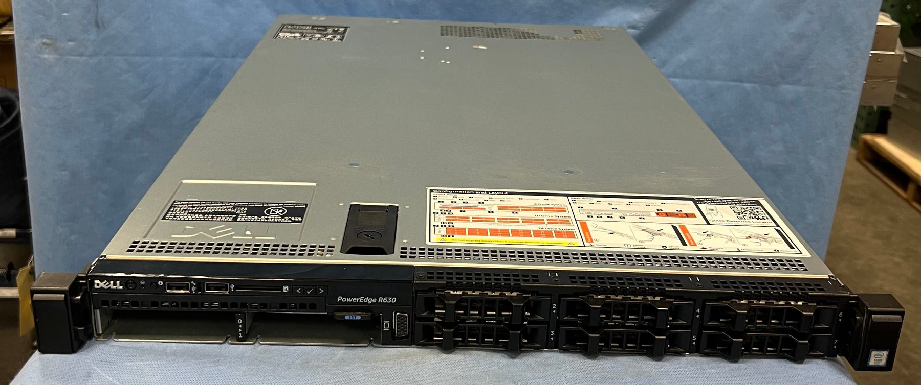 Dell PowerEdge R630 1U Server 2x 10C E5-2660v3 2.6GHz 256GB H730p iDRAC Rails