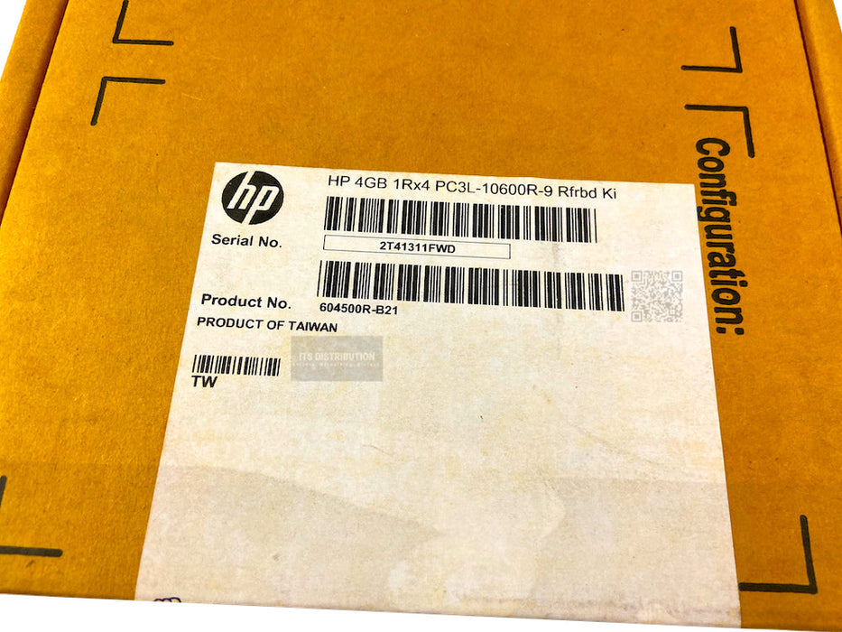 604500-B21 I Genuine Renew Sealed HP 4GB DDR3 SDRAM Memory Module