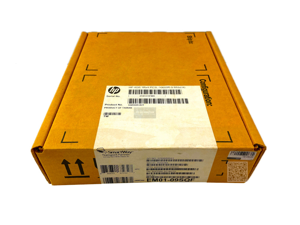 604500-B21 I Genuine Renew Sealed HP 4GB DDR3 SDRAM Memory Module
