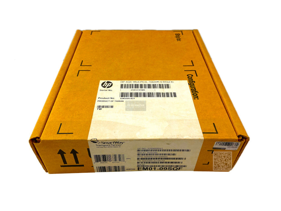 604500-B21 I Genuine Renew Sealed HP 4GB DDR3 SDRAM Memory Module