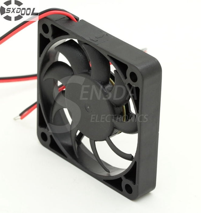 60x60x10mm 12V DC 0.11A Axial Cooling Fan
