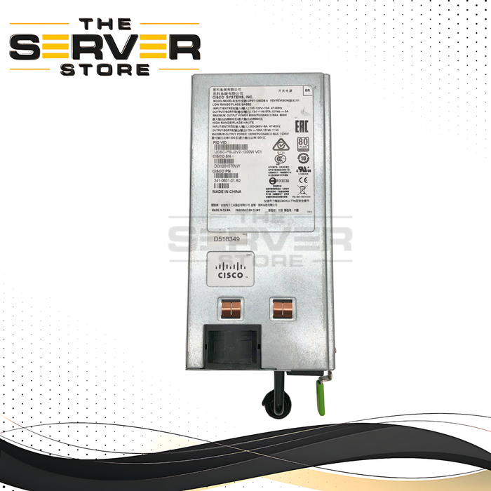 Cisco DPST-1200DB 1200W V2 AC Pluggable Power Supply. P/N: UCSC-PSU2V2-1200W.