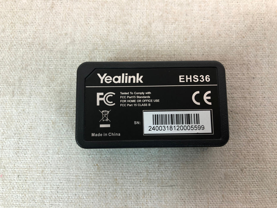 Open Box Yealink EHS36 Wireless Headset adapter