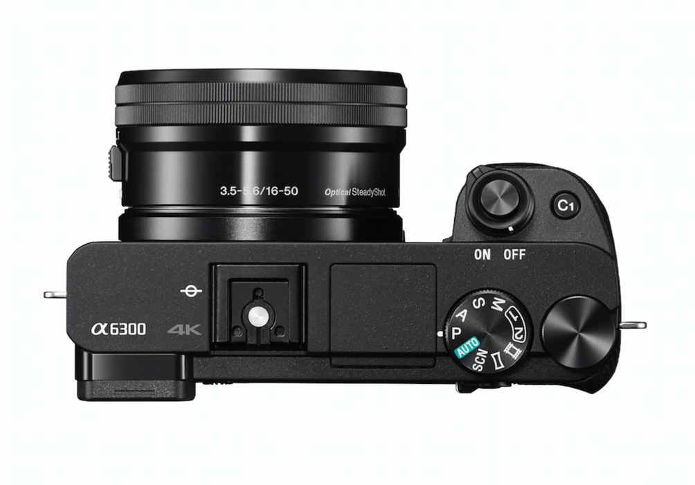 Sony Alpha a6300 Mirrorless Digital Camera with E-Mount 16-50mm Lens