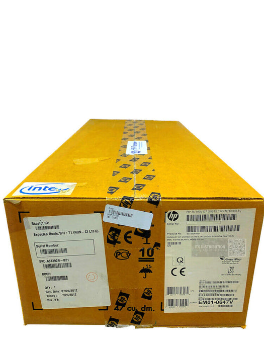 637392-B21 I Open Box HP ProLiant BL490c G7 X5675 12G 3.06 GHz Blade Server