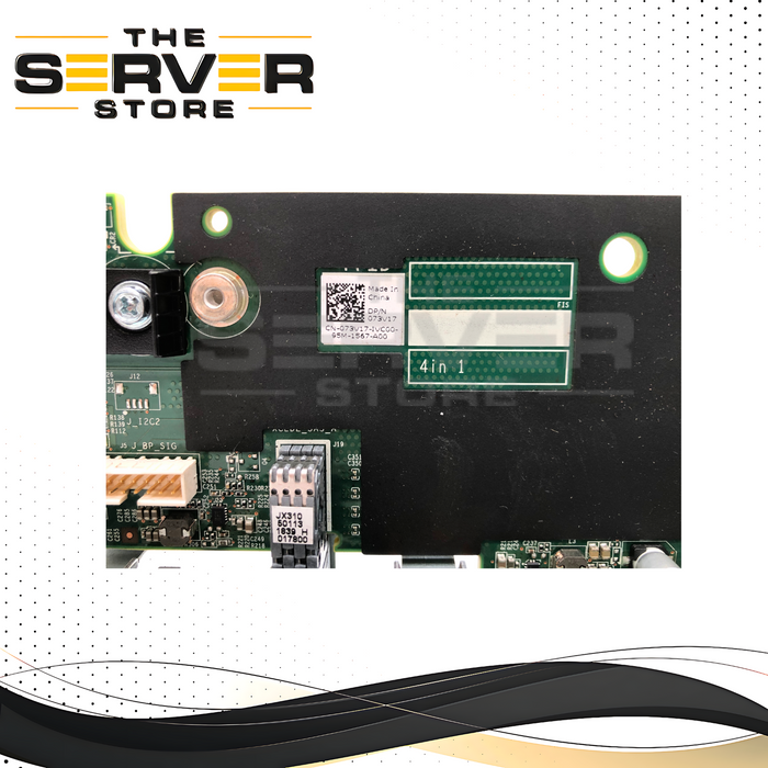 Dell PowerEdge R640 10-Bay 2.5" SFF SAS/SATA/NVMe Hybrid Hot-Swap Backplane Board with Bracket. P/N: 0PGJ4P, PGJ4P, 0NFNNV, NFNNV, 073V17, 73V17.