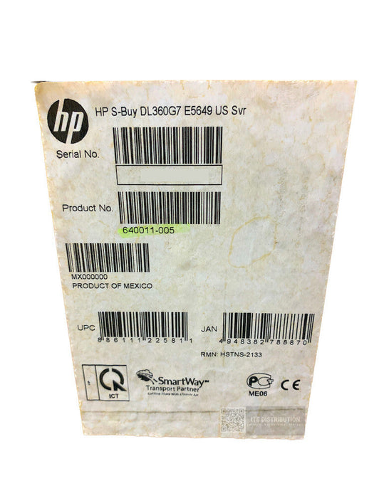 640011-005 I HP ProLiant DL360 G7 1U Rack Server BRAND NEW SEALED