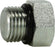 6408O5 | 1/2-20 OR HEX HD PLUG | Midland Metal Mfg.