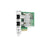 652497-B21 - HPE 361T Dual-Ports 1GbE Ethernet PCI-Express 2.0 x4 Low Profile Network Adapter