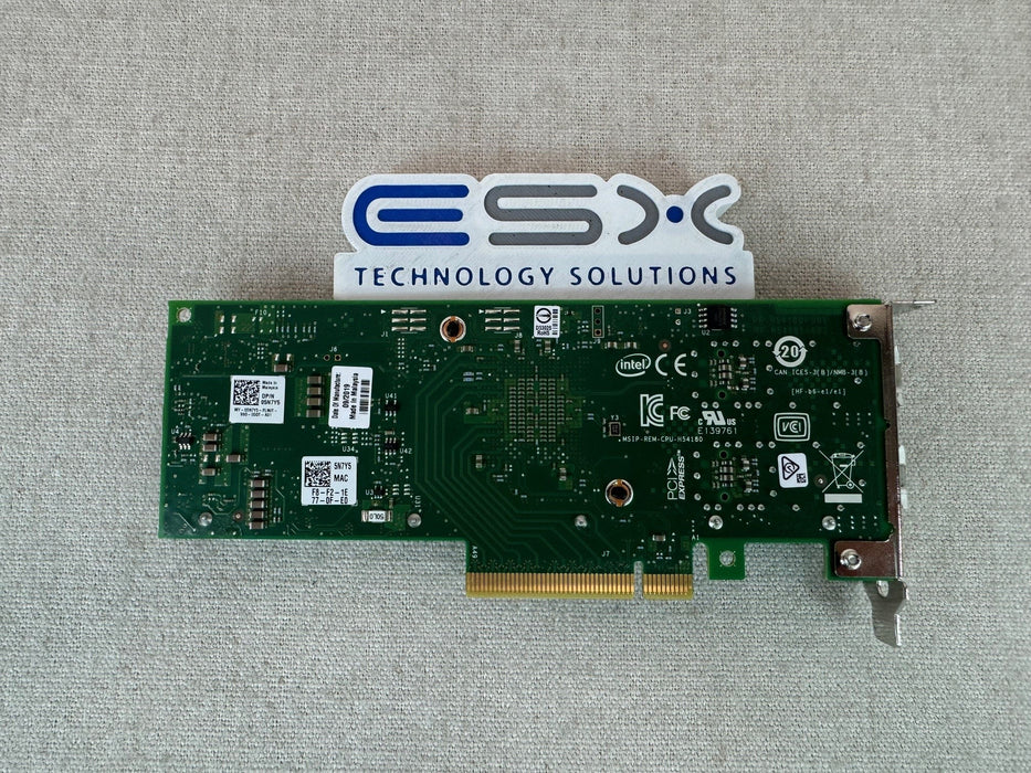 Dell 5N7Y5 Intel X710-DA2 Dual Port 10G SFP+ Converged Network Adapter Low Pro