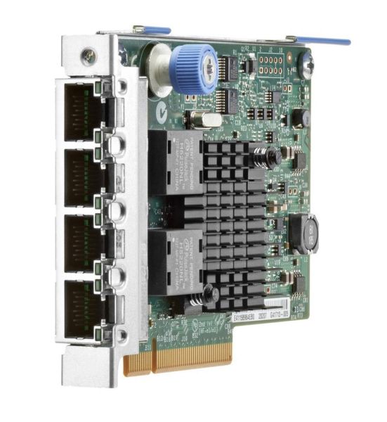 669280-001 - HP 366FLR Quad-Ports 1GbE Ethernet PCI-Express 2.1 x4 FlexibleLOM Network Adapter