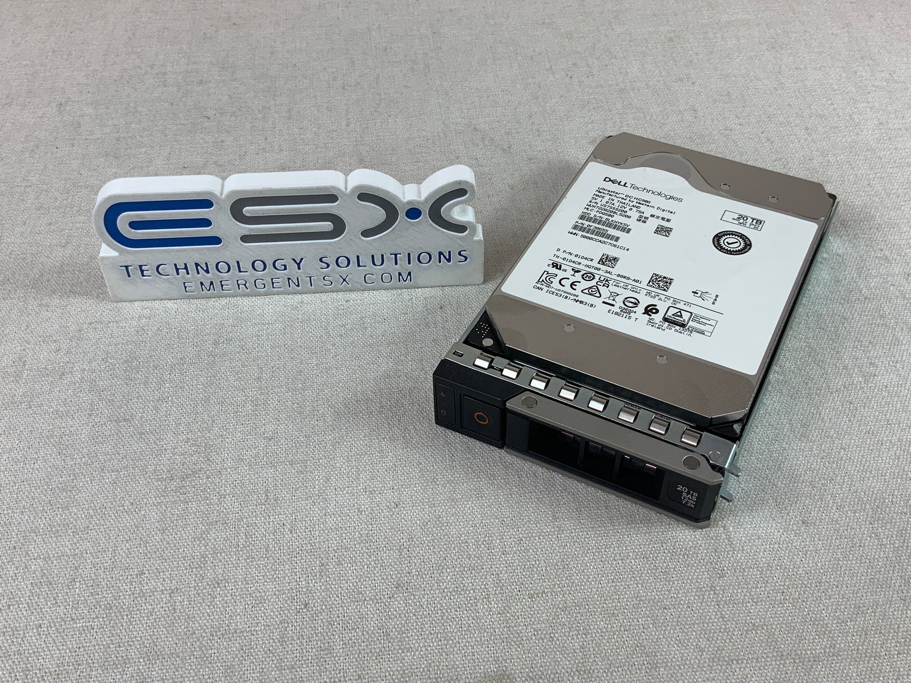 Dell 1D4CR 20TB 7.2k 12Gb/s 3.5" SAS 512e Hard Drive WUH722020BL5200