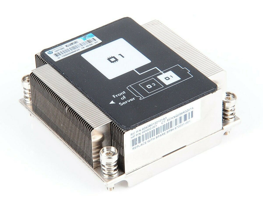 670031-001 I HP BL460 G8 CPU 1 Processor Heatsink