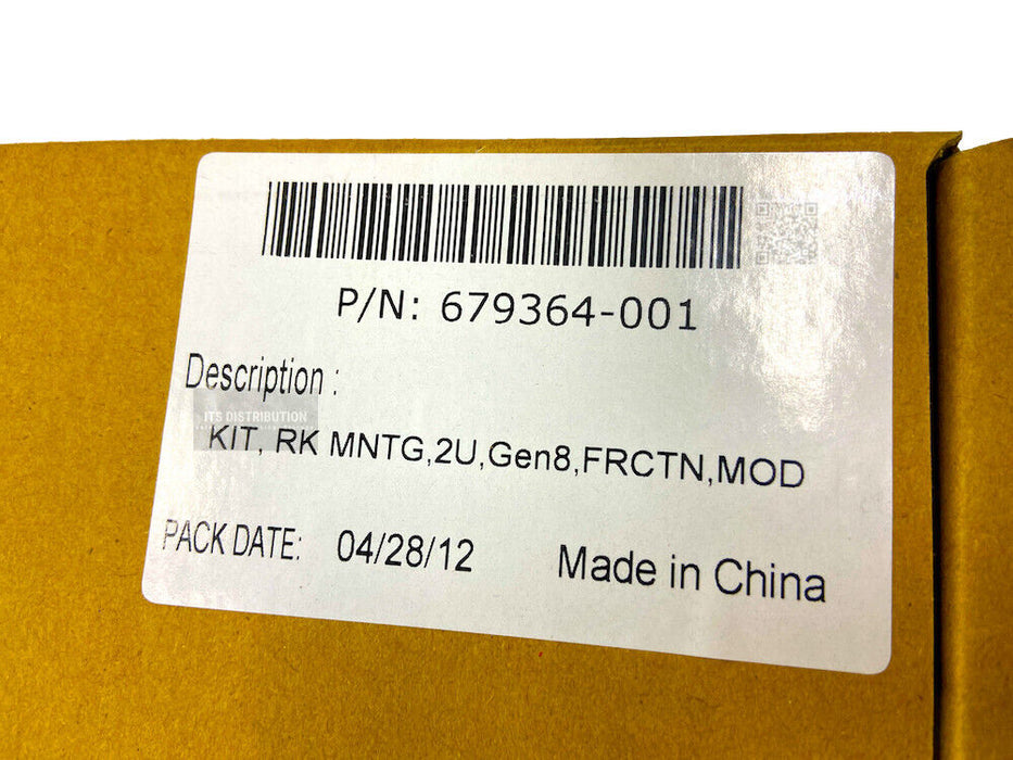 679364-001 I New Sealed HP 2U DL380p DL385p G8 G9 Rack Mount Friction Rail Kit