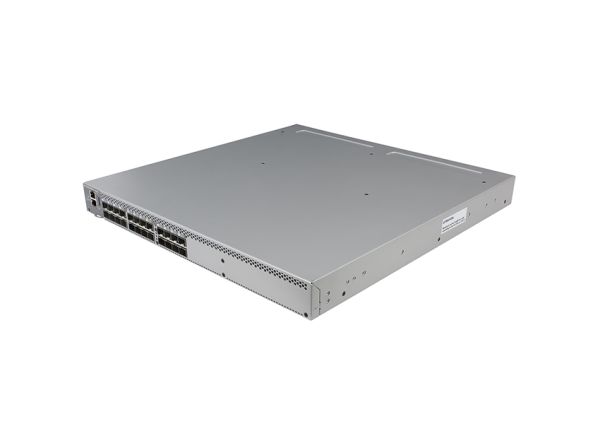 684428-001 - HP 24-Ports (12-Ports Active) 16GbE Fibre Channel Rack-mountable Managed SAN Switch