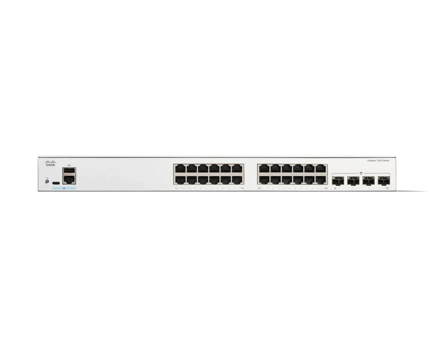 Cisco Catalyst 1200 24x Gigabit 4x SFP Smart Switch (C1200-24T-4G)