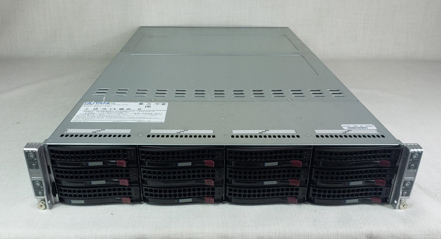 Nutanix NX-1265-G5-2640v4 2U 12x 3.5” Server - 4x X10DRT Nodes E5-2640v4 128GB