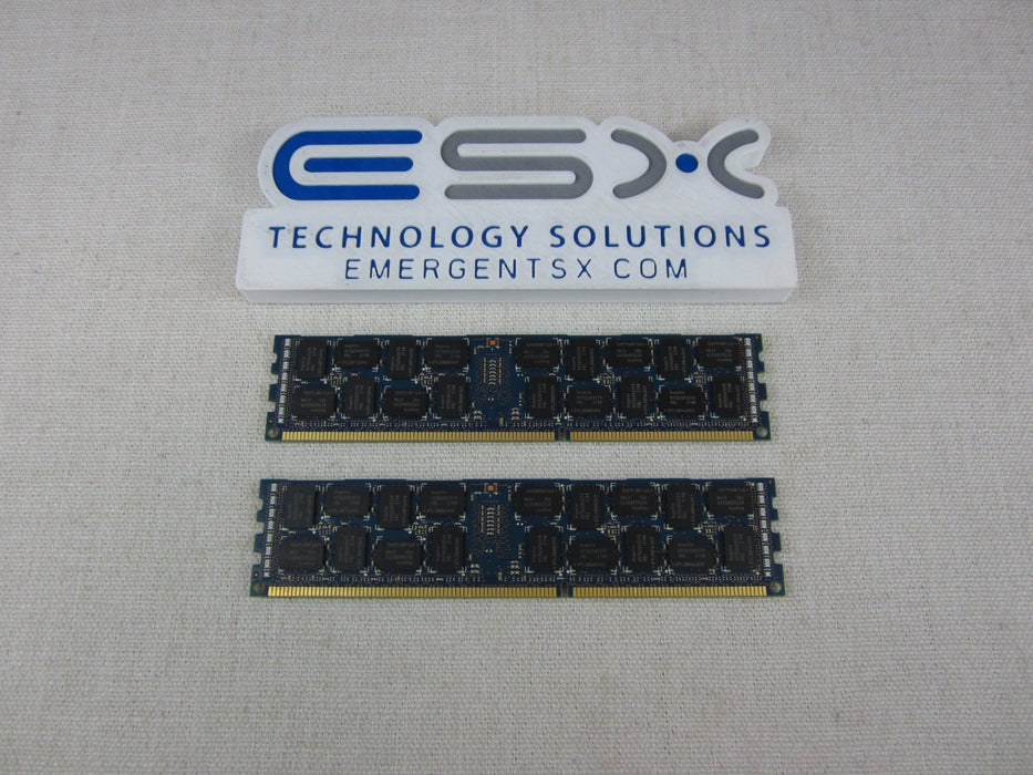 Lot of 2- Hynix HMT42GR7AFR4C-RD 16GB 2Rx4 PC3-14900R DDR3-1866 Server Memory