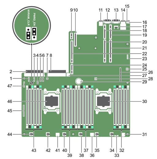 72T6D — System Board Motherboard | Dell PowerEdge R730