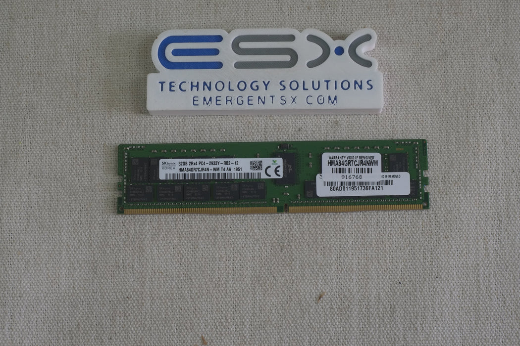 Hynix HMA84GR7CJR4N-WM 32GB 2Rx4 PC4-2933Y DDR4 ECC Server Memory RDIMM