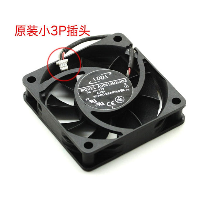 ADDA AD0612MX-H93 60x60x13mm 12V DC 0.18A Axial Cooling Fan