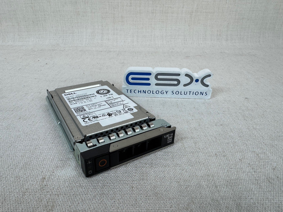 Dell 2WVYG 1.92TB 12Gb/s 2.5" SAS Mix Use SSD KPM5XVUG1T92 w/ 14G Tray
