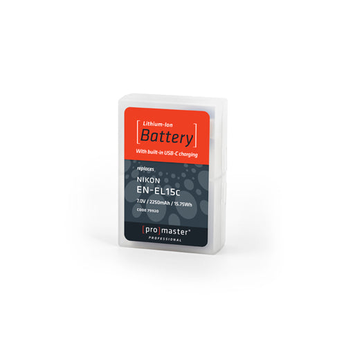 Promaster Li-ion Battery for Nikon EN-EL15c (works with Z8, Zf, & Z6III)
