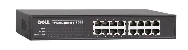 7H989 - Dell PowerConnect 2016 16-Ports 10/100 Fast Ethernet Switch