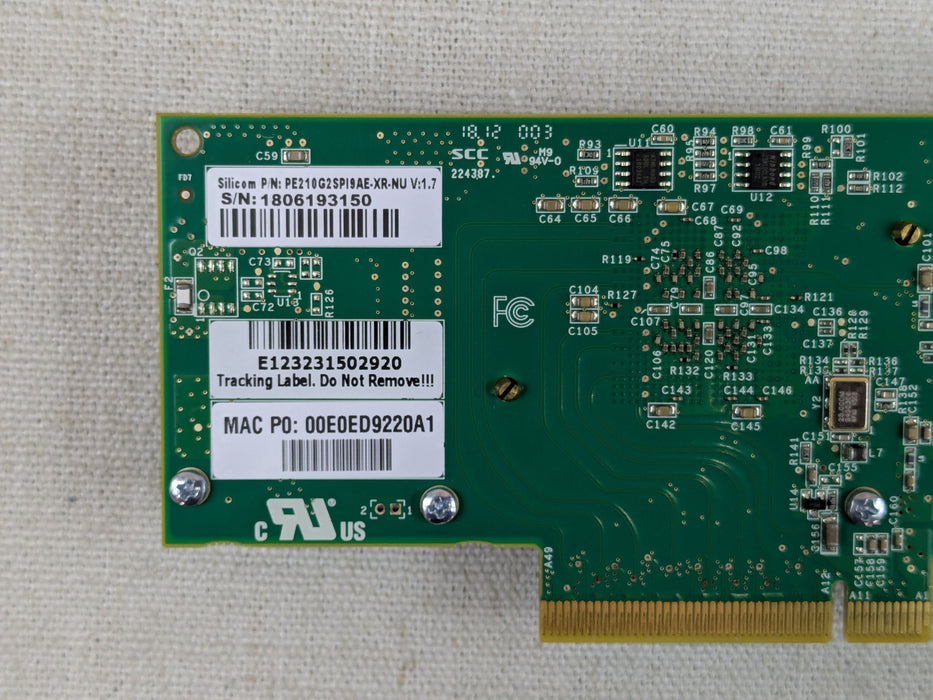 PE210G2SPI9AE-XR-NU Silicom Dual Port 10G SFP+ Network Card Low Profile