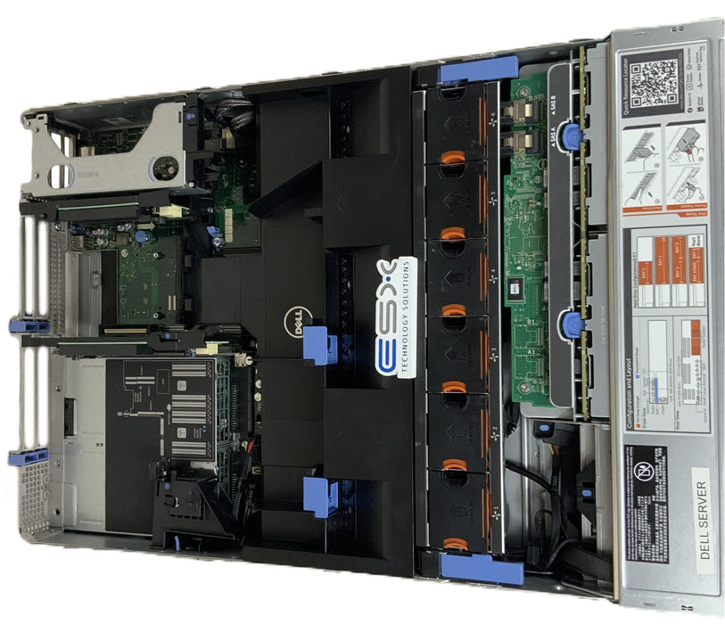 Dell PowerEdge R720 16x 2.5” 2U Server – 2x 8-Core E5-2665 2.4GHz 128GB 2x 300GB