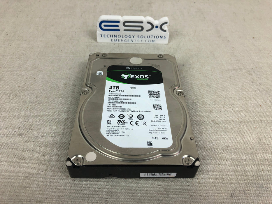 Seagate ST4000NM0095 4TB 7.2k 12Gb/s 3.5” SAS Hard Drive