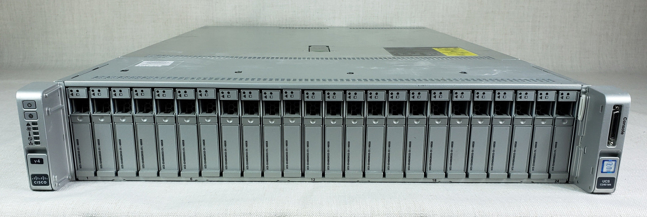 Cisco UCSC-C240-M4SX 2U 24 Bay Server 2x 8C E5-2620v4 2.1GHz 768GB RAM MRAID12G