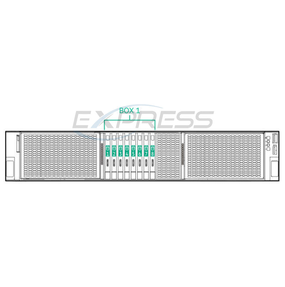 8 EDSFF NVMex4 to Ctrlr Drive Kit | Refurbished HPE ProLiant DL345 Gen11 (P62355-B21 + P69866-B21)