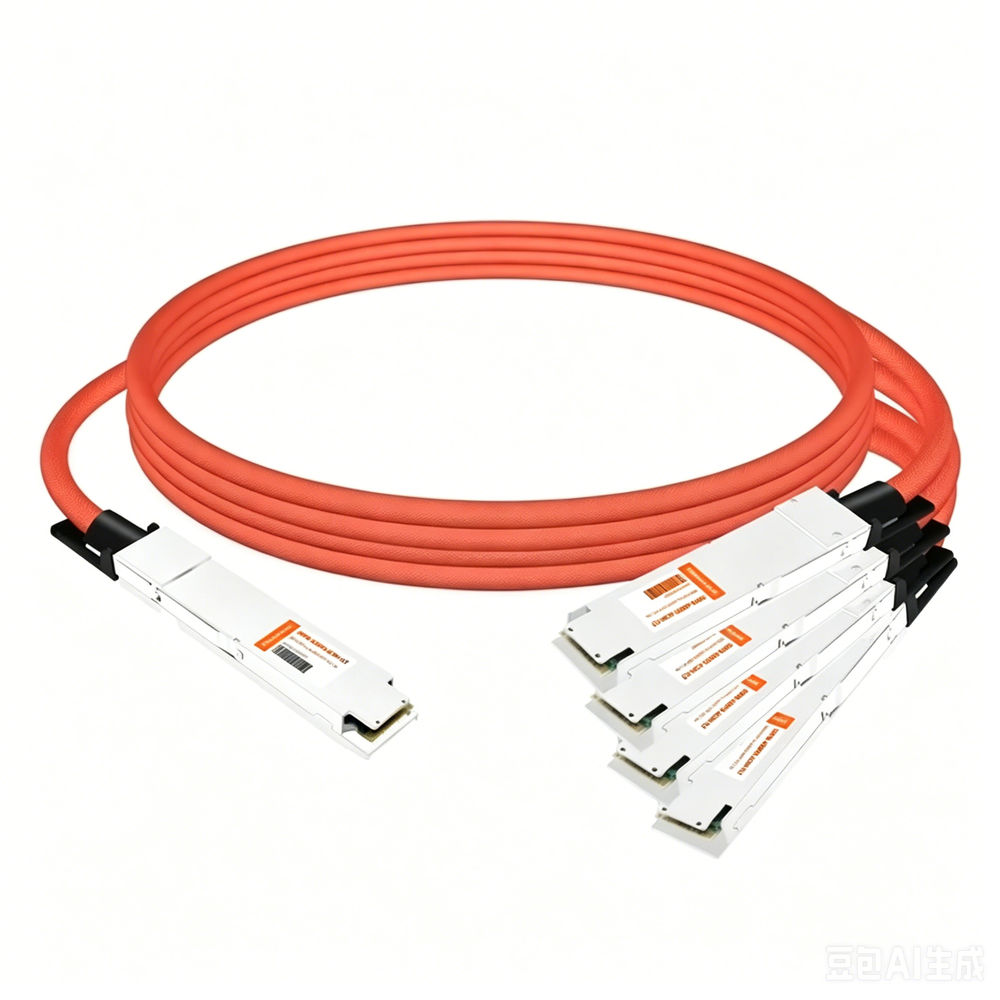 800G InfiniBand NDR Twin-port OSFP to 4x200G OSFP Breakout ACC