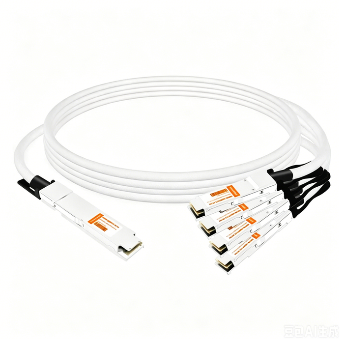 800G InfiniBand NDR Twin-port OSFP to 4x200G QSFP112 Passive Breakout Direct Attach Copper Cable