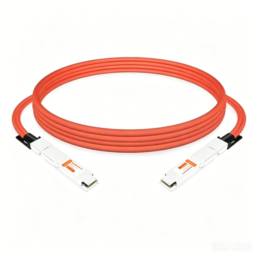 800G Twin-port 2x400G OSFP to 2x400G OSFP InfiniBand NDR Active Copper Cable, Flat top on one end and Finned top on other