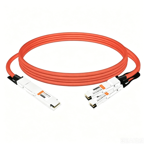 800G Twin-port OSFP to 2x400G QSFP112 InfiniBand NDR Breakout Active Copper Cable