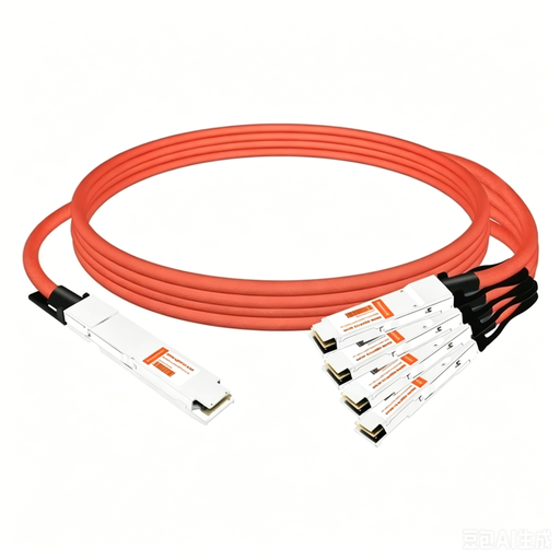 800G Twin-port OSFP to 4x200G QSFP112 InfiniBand NDR Breakout Active Copper Cable